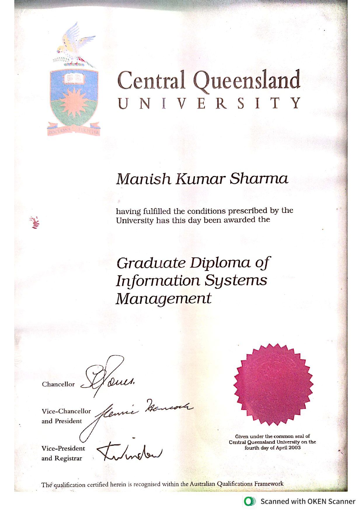 My Australian qualification 1-Graduate Diploma in Information systems management (1)_page-0001